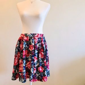 Floral Flowy Skirt